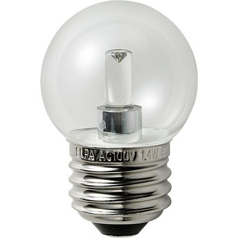 ELPA LED装飾電球 ミニボール球形 口金直径26mm G50 クリアレッド LDG1CR-G-G272 d2ldlup エルパ(ELPA) LED装飾用電球 ミニボール球形 G50 E26 クリア電球色