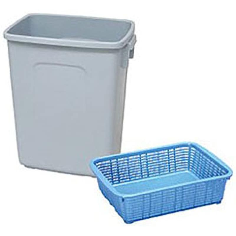 KL-45 タイ LGR 角型容器 矢崎化工 かぶせ式 容量45L ライトグレー色