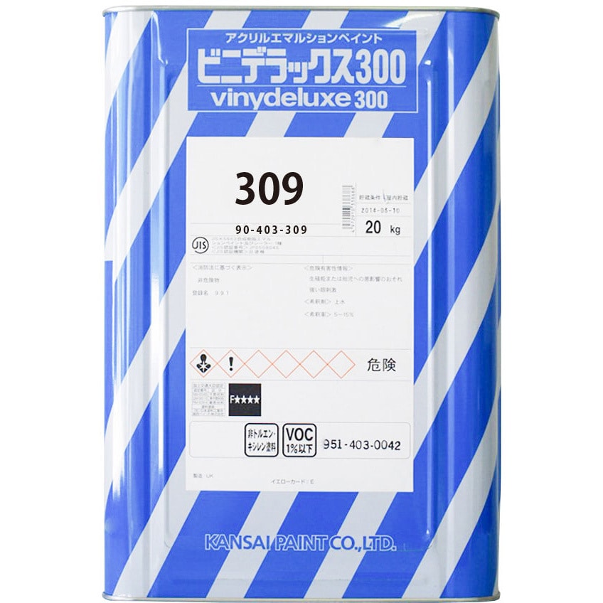 90-403-309 ビニデラックス300 業務用 1缶(20kg) 関西ペイント 【通販サイトMonotaRO】