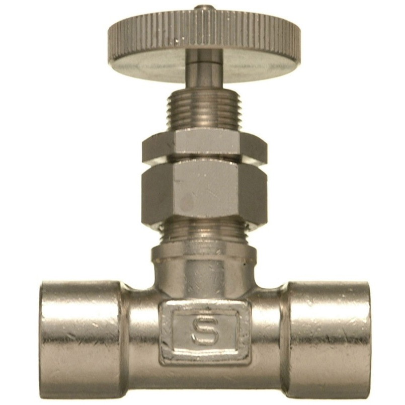 SVB-6RC-P 真鍮製  銅管用リングタイプ継手  ミニチュアバルブ(ストレートパネル取付タイプ)  SVB 1個 三興マテリアルサプライ 【通販モノタロウ】