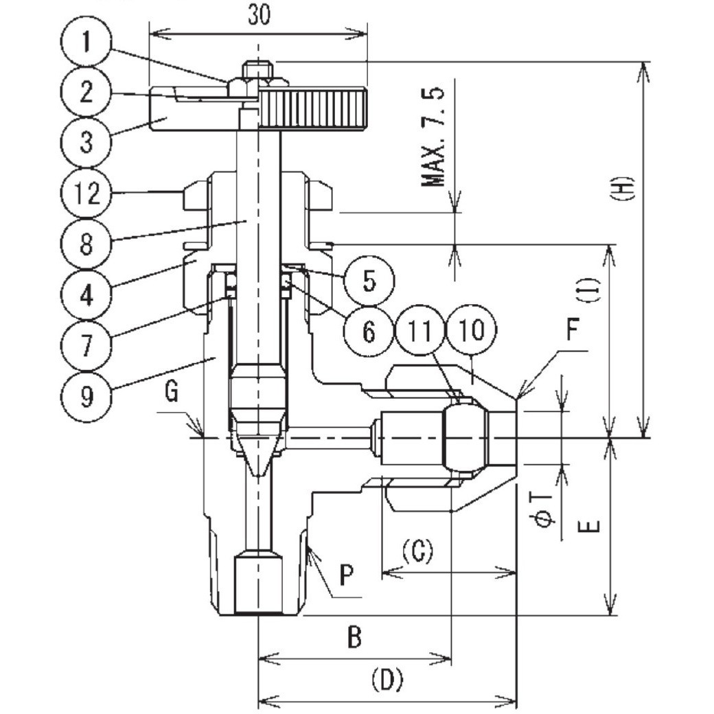 Cページ SVIP-8M-2R 真鍮製 樹脂管用リングタイプ継手 ミニチュアバルブ
