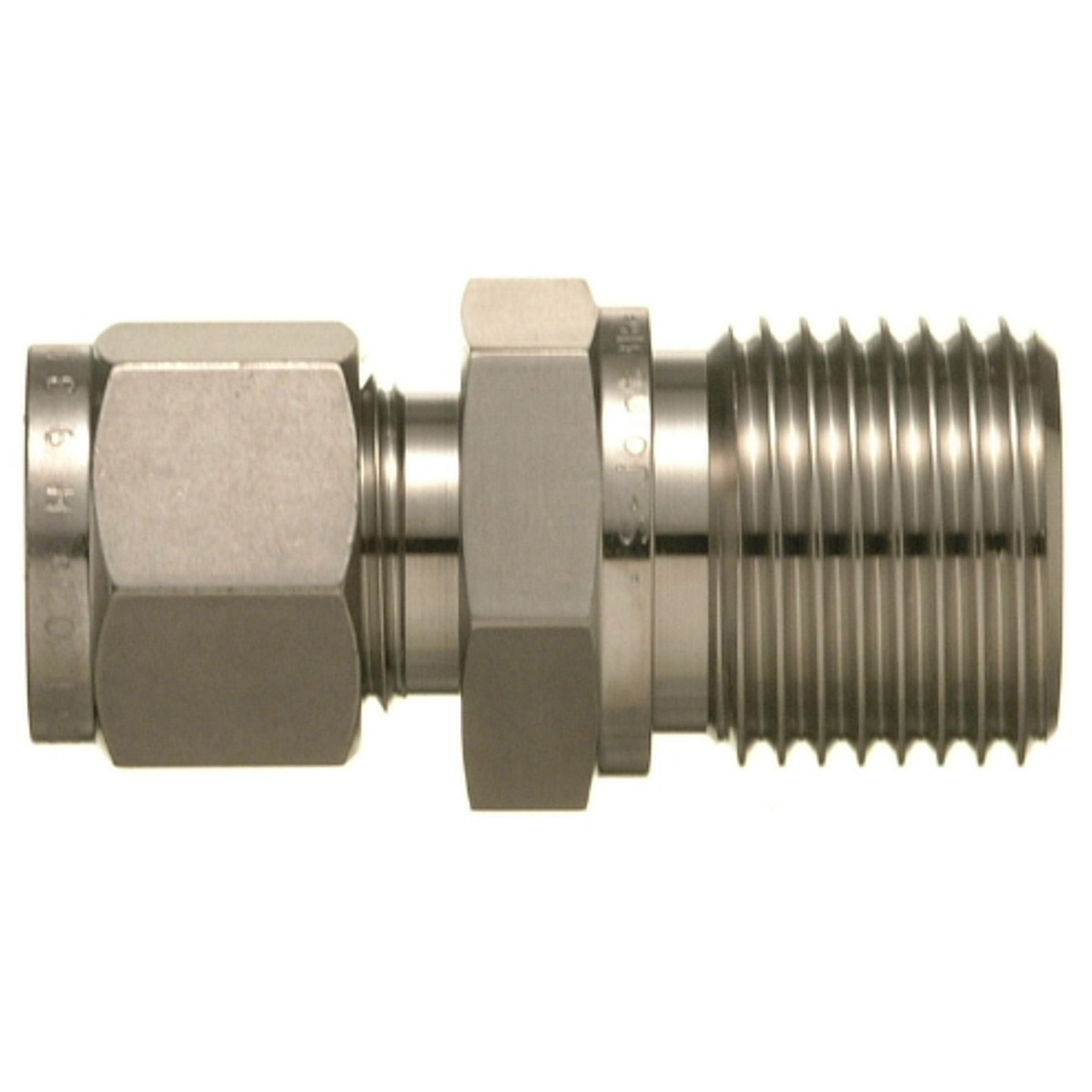 SHW-10M-6G SUS316ステンレス製 ダブルフェルール継手 メールコネクター(平行ねじタイプ) 1個 三興マテリアルサプライ 【通販モノタロウ】