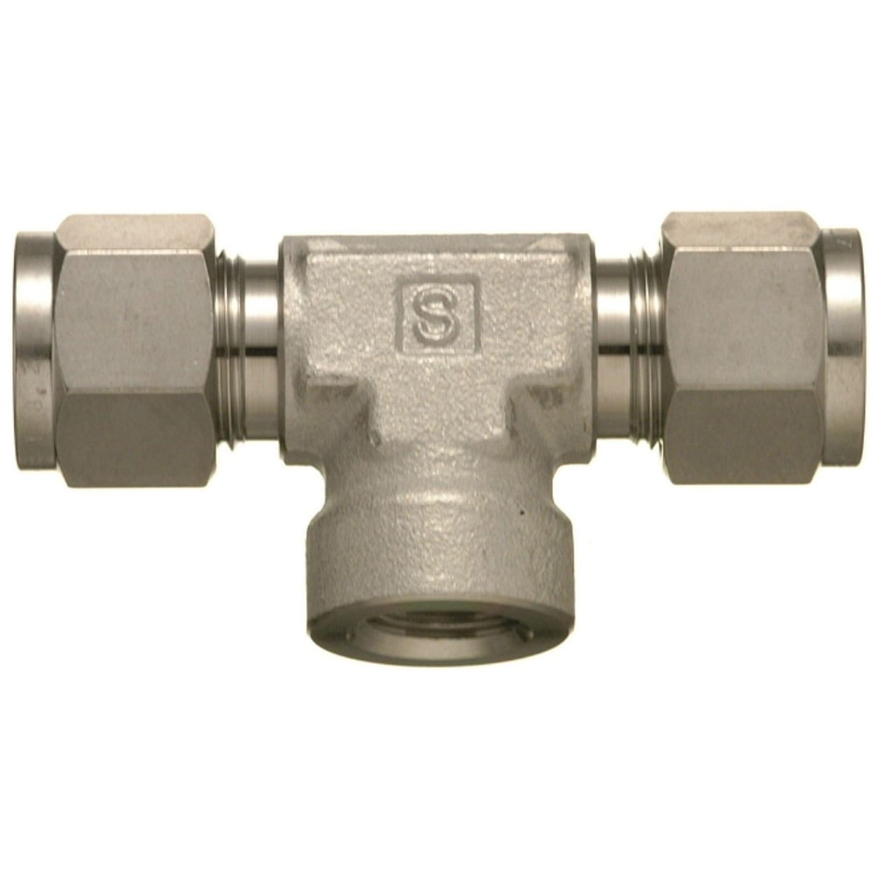 STW-6M-4RC-B SUS316ステンレス製 ダブルフェルール継手 フィメールブランチティー(テーパーねじタイプ) 1個 三興マテリアルサプライ 【通販モノタロウ】