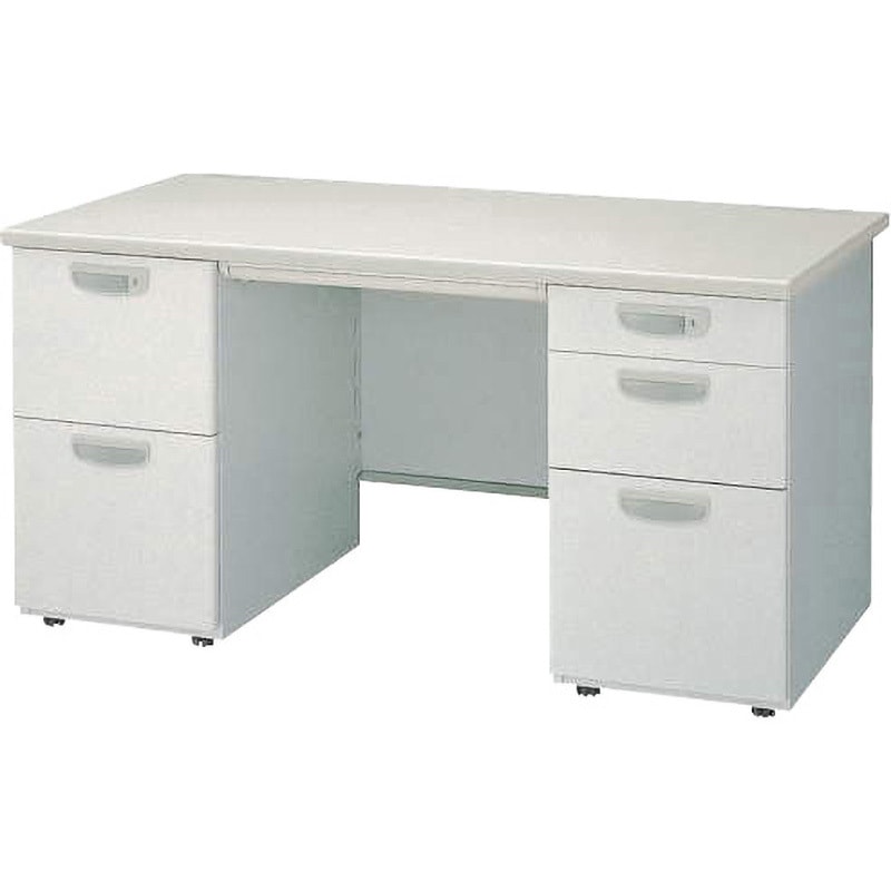 ED-E147D-AB-MH デスク LION (ライオン事務器) 両袖机・AB袖タイプ 幅1400mm奥行700mm高さ700mm  ED-E147D-AB-MH 59,988円