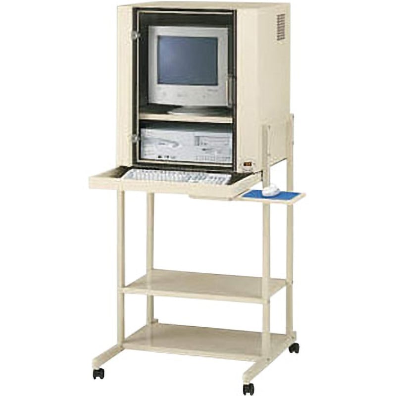 PG-3517 PCスタンド LION (ライオン事務器) 間口700mm奥行750mm高さ1600mm  PG-3517