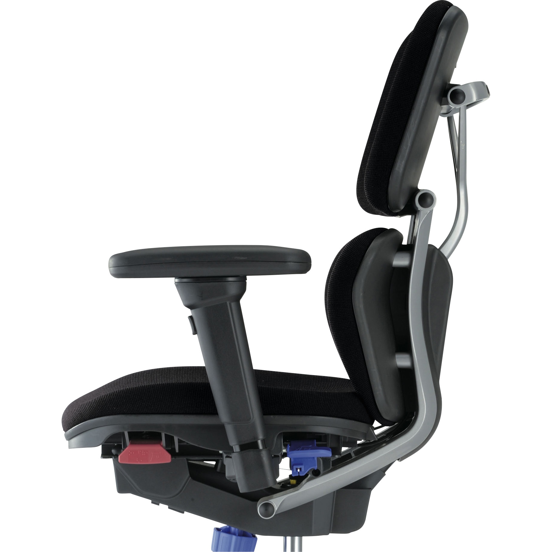 AR-147K オフィスチェアーアイビートル用フレキシブルアーム LION (ライオン事務器) ブラック色