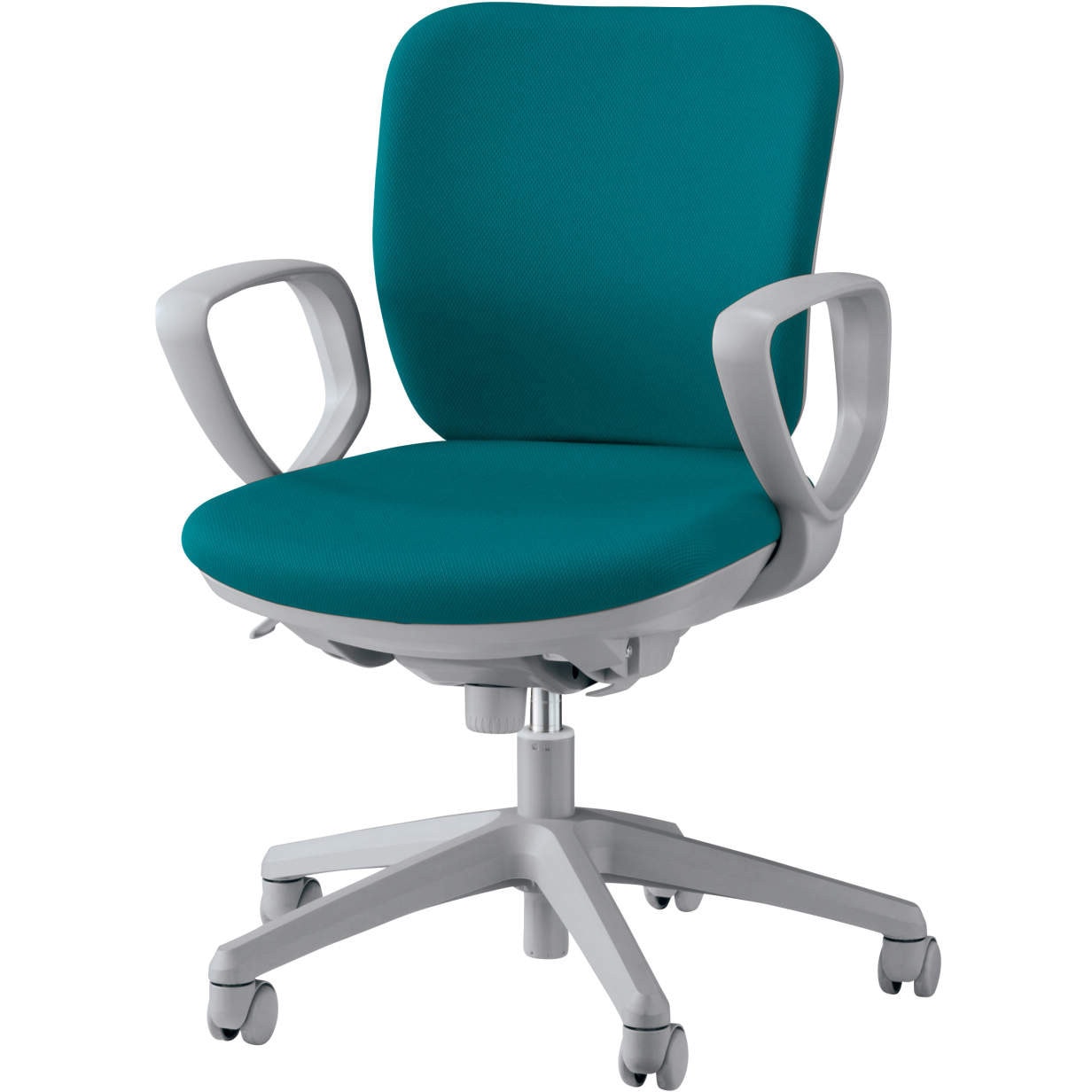 No.2911F セレーナ LION (ライオン事務器) ローバック サークルアームタイプ 高さ825～935mm幅640mm奥行550mm