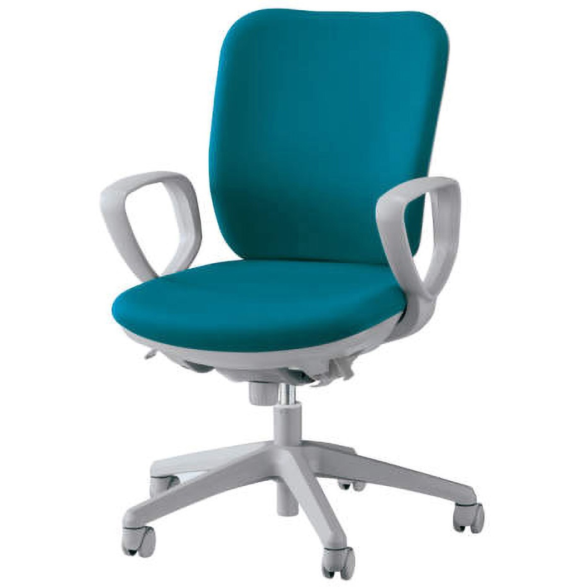 No.2941F セレーナ LION (ライオン事務器) ハイバック サークルアームタイプ 高さ885～995mm幅640mm奥行570mm