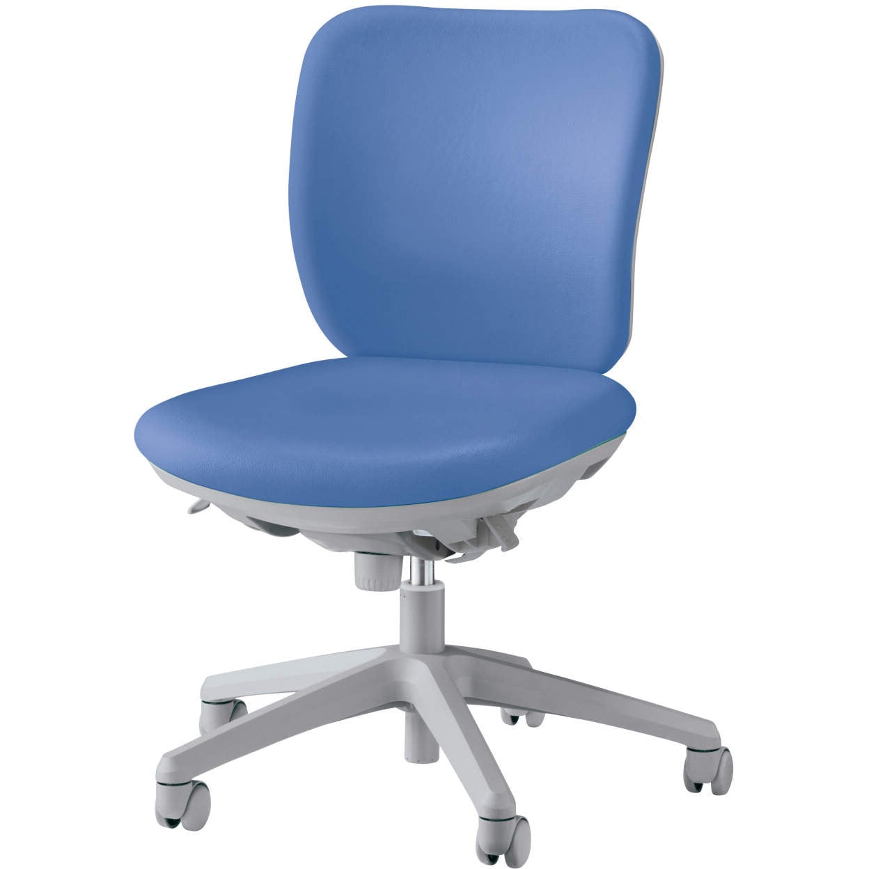 No.2930S セレーナ LION (ライオン事務器) ローバック アームレスタイプ ハンガーなし 高さ825～935mm幅640mm奥行550mm