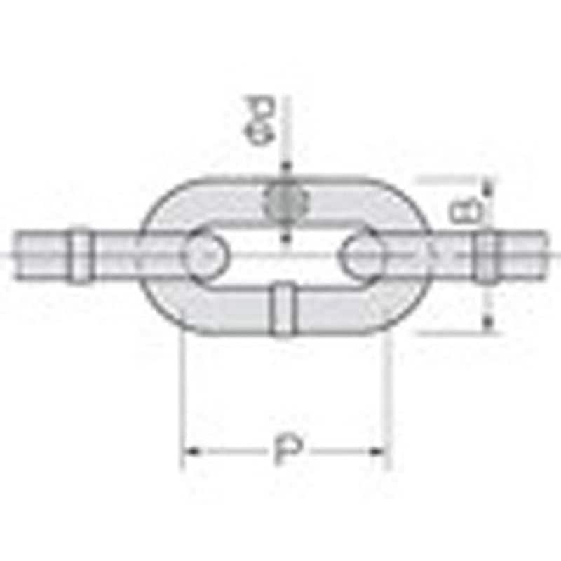 Φ5X100M ステンレスリンクチェーン 1本 コンドーテック 【通販モノタロウ】