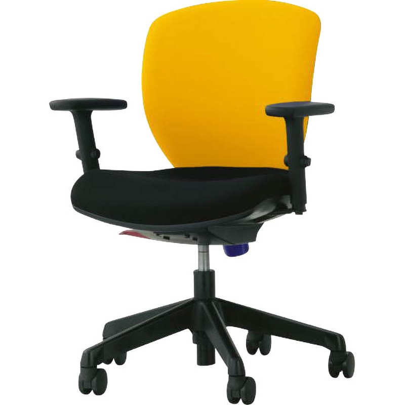 No.1272F シルフィード LION (ライオン事務器) フレキシブルアームタイプ ローバック 幅610mm奥行536mm高さ800～910mm