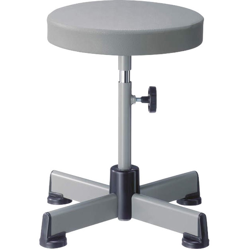 No.124S 作業用チェアー LION (ライオン事務器) グレー色 質量3kg