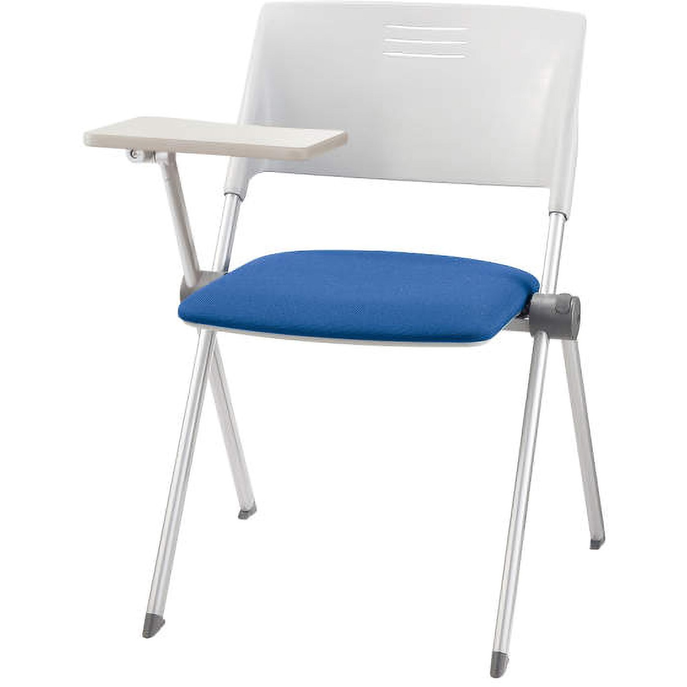 No.2802F チェアー LION (ライオン事務器) パウダーブルー色 スタッキング可・4脚 肘掛なし 高さ785mm幅582mm奥行660mm 34,437円