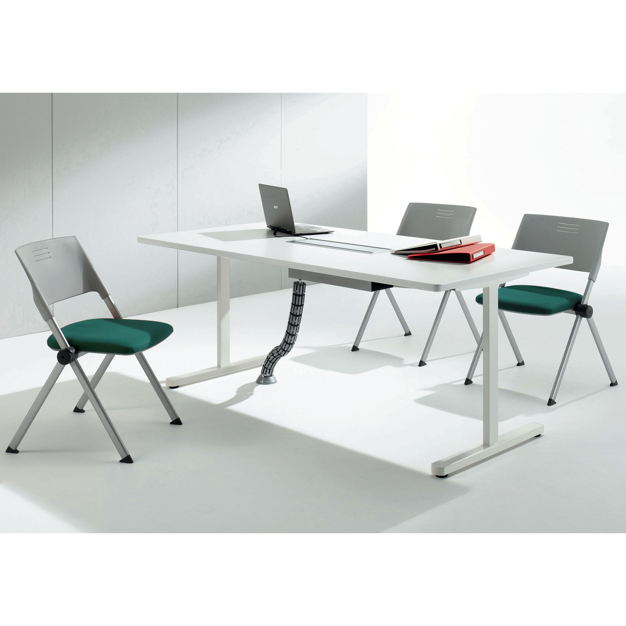 MDL-1875TC-WW テーブル LION (ライオン事務器) ホワイト色 高さ720mm幅1800mm奥行750mm  MDL-1875TC-WW