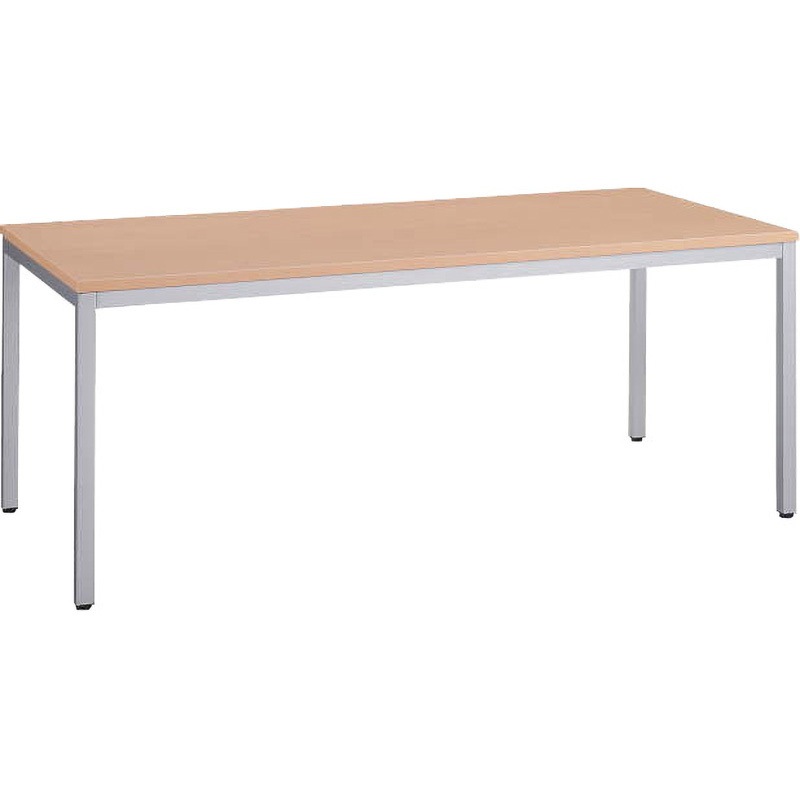 AD-1880 テーブル LION (ライオン事務器) ホワイト色 幅1800mm奥行800mm高さ700mm  AD-1880