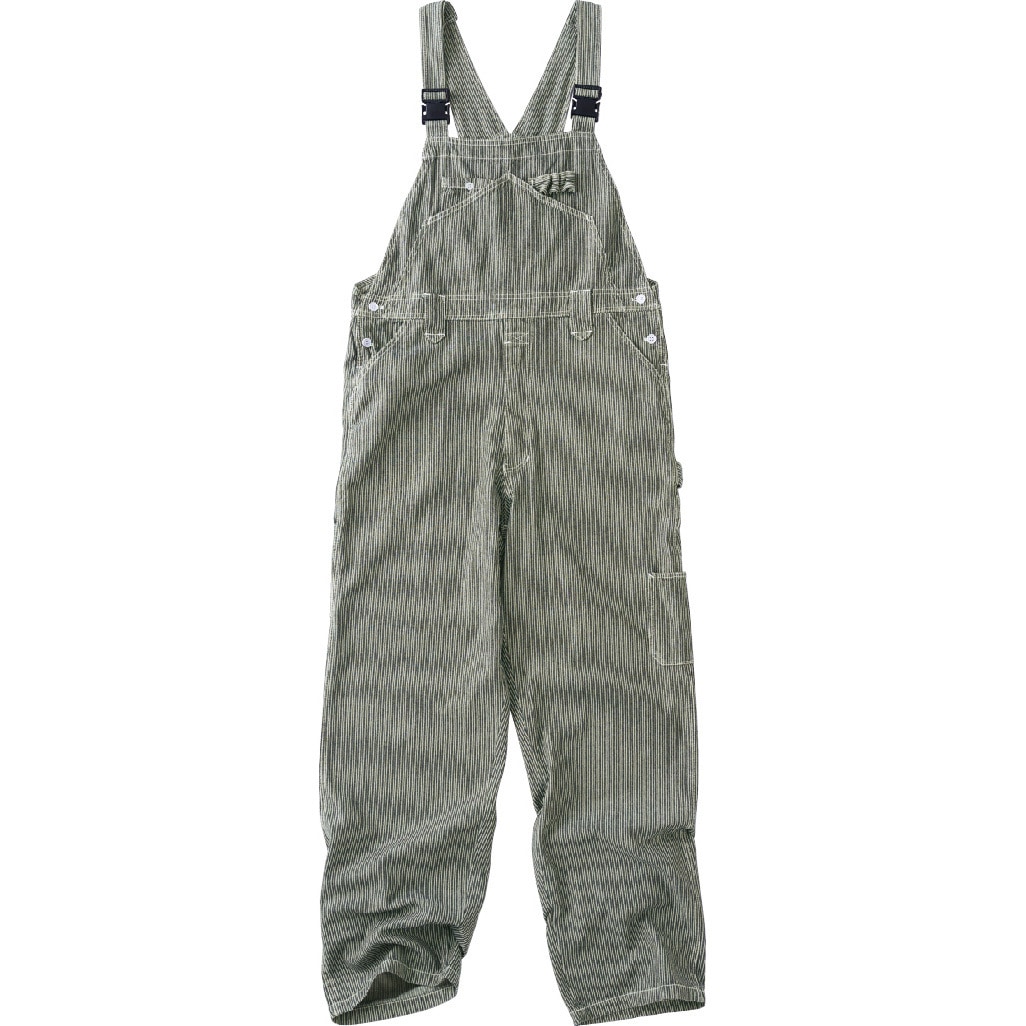 2950 ヒッコリーストライプ サロペット クレ被服 サイズL 【通販 