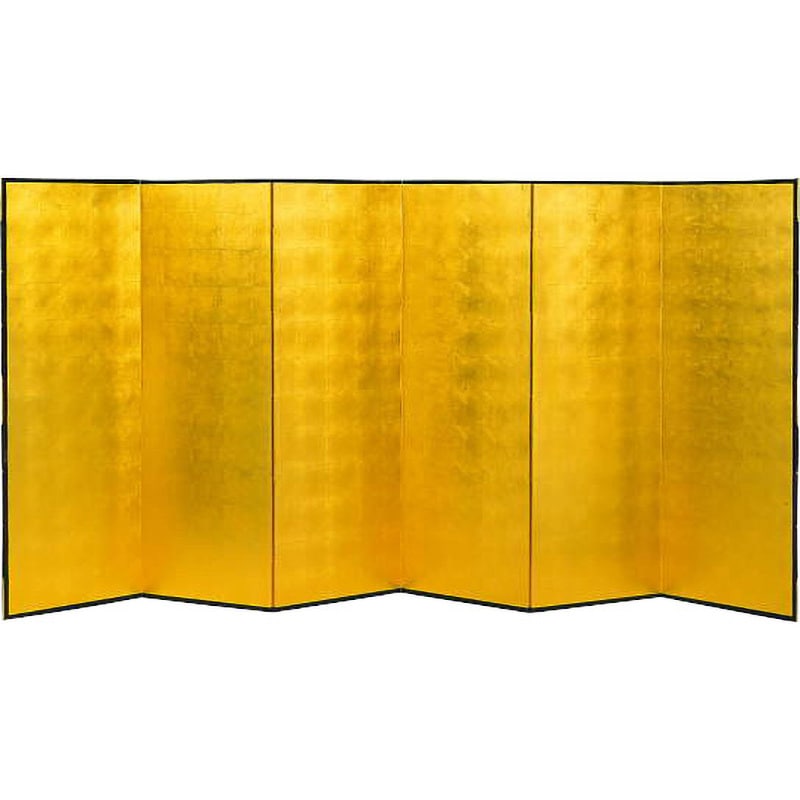 NGP-66 金屏風 LION (ライオン事務器) 六曲半双6尺タイプ   NGP-66