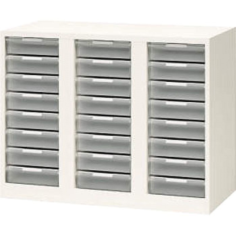 XW-A308 オフィスユニット(XWシリーズ) LION (ライオン事務器) A4縦 深型8段×3列タイプ ホワイト色 下置専用 高さ700mm幅900mm奥行450mm  XW-A308