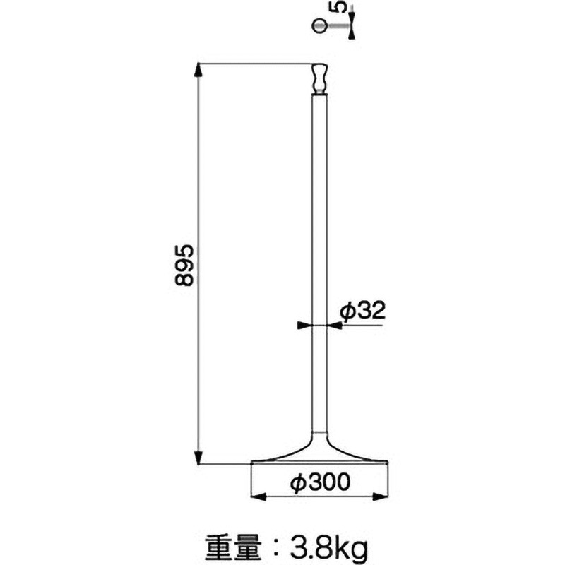 サインポール シロクマ パーティション用アクセサリー 【通販モノタロウ】