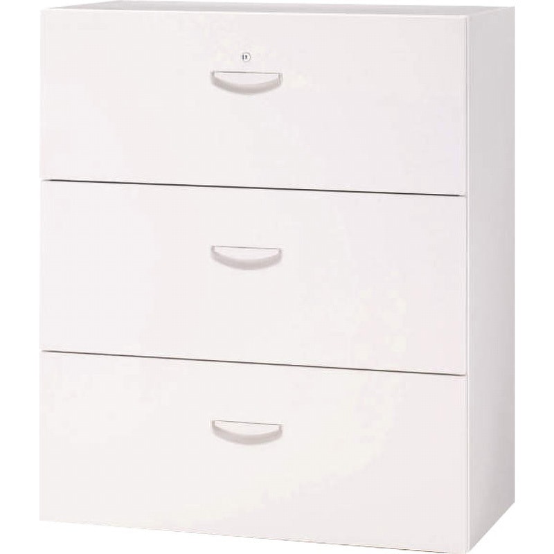 SV-311D-W オフィスユニット(SVシリーズ) LION (ライオン事務器) 下置き用タイプ ホワイト色 幅900mm奥行450mm高さ1050mm  SV-311D-W