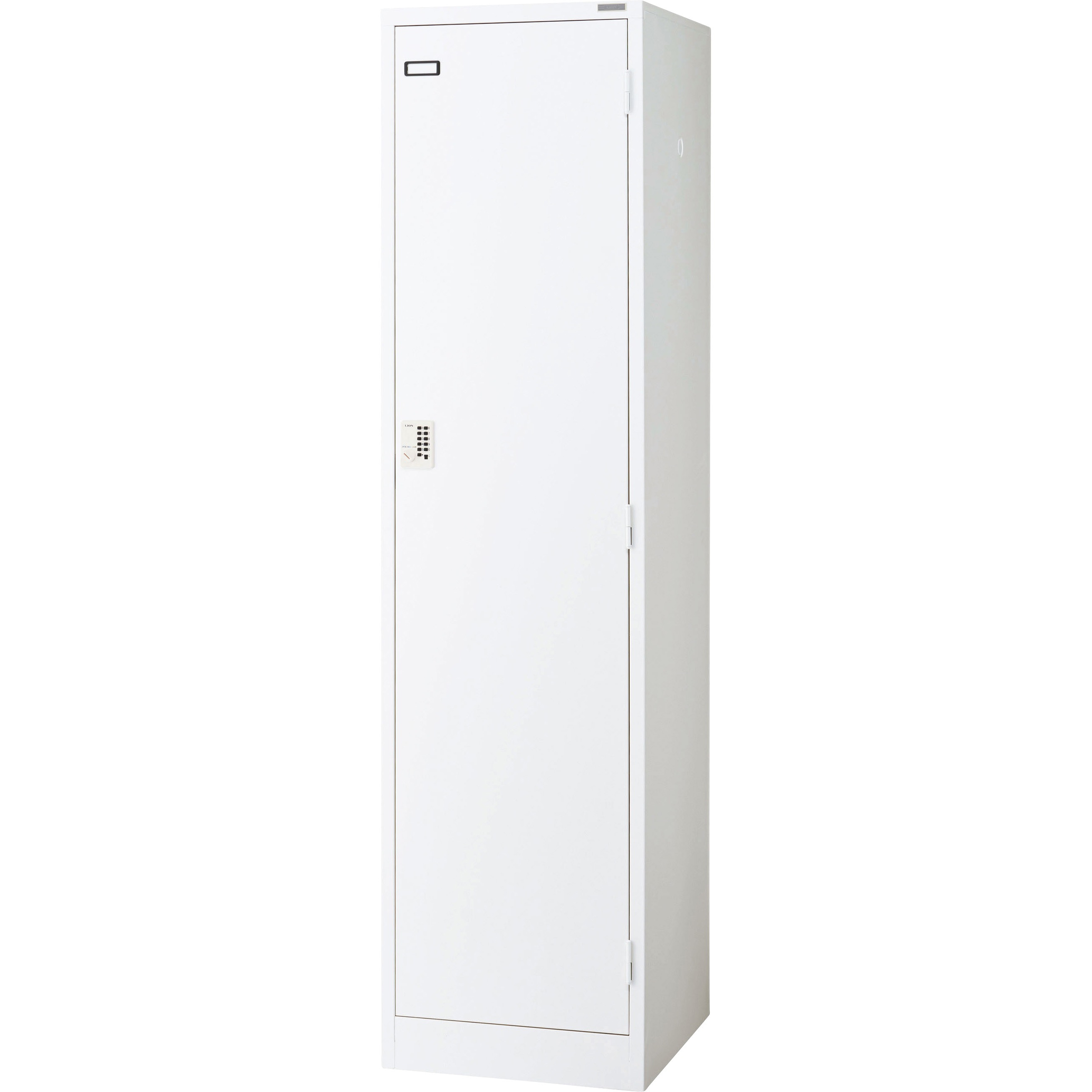 KL-71W-P-W キーレスロッカー LION (ライオン事務器) ホワイト色 PLタイプ(プッシュ錠付) 本体幅455mm奥行515mm高さ1790mm  KL-71W-P-W