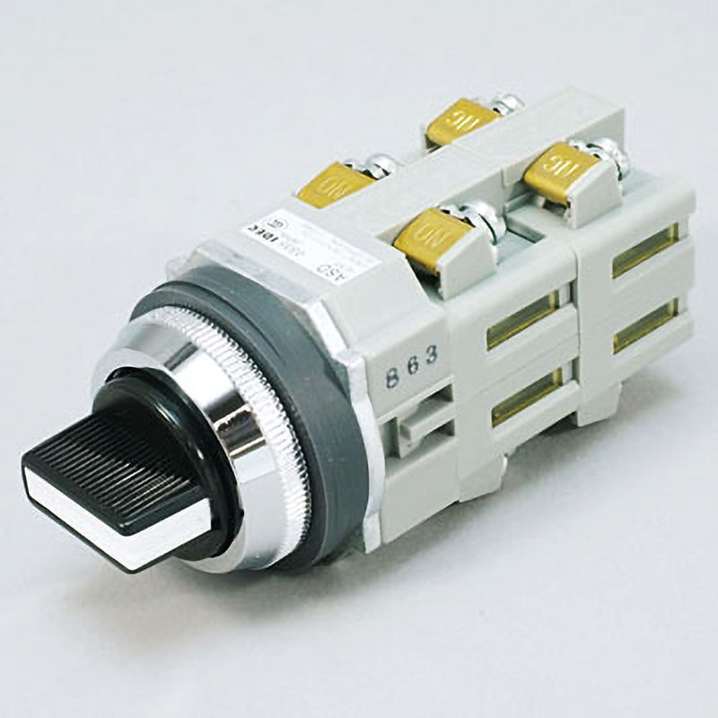 ASD3322N Φ30 亜鉛ダイカスト製シリーズ セレクタスイッチ ASD形 (矢形