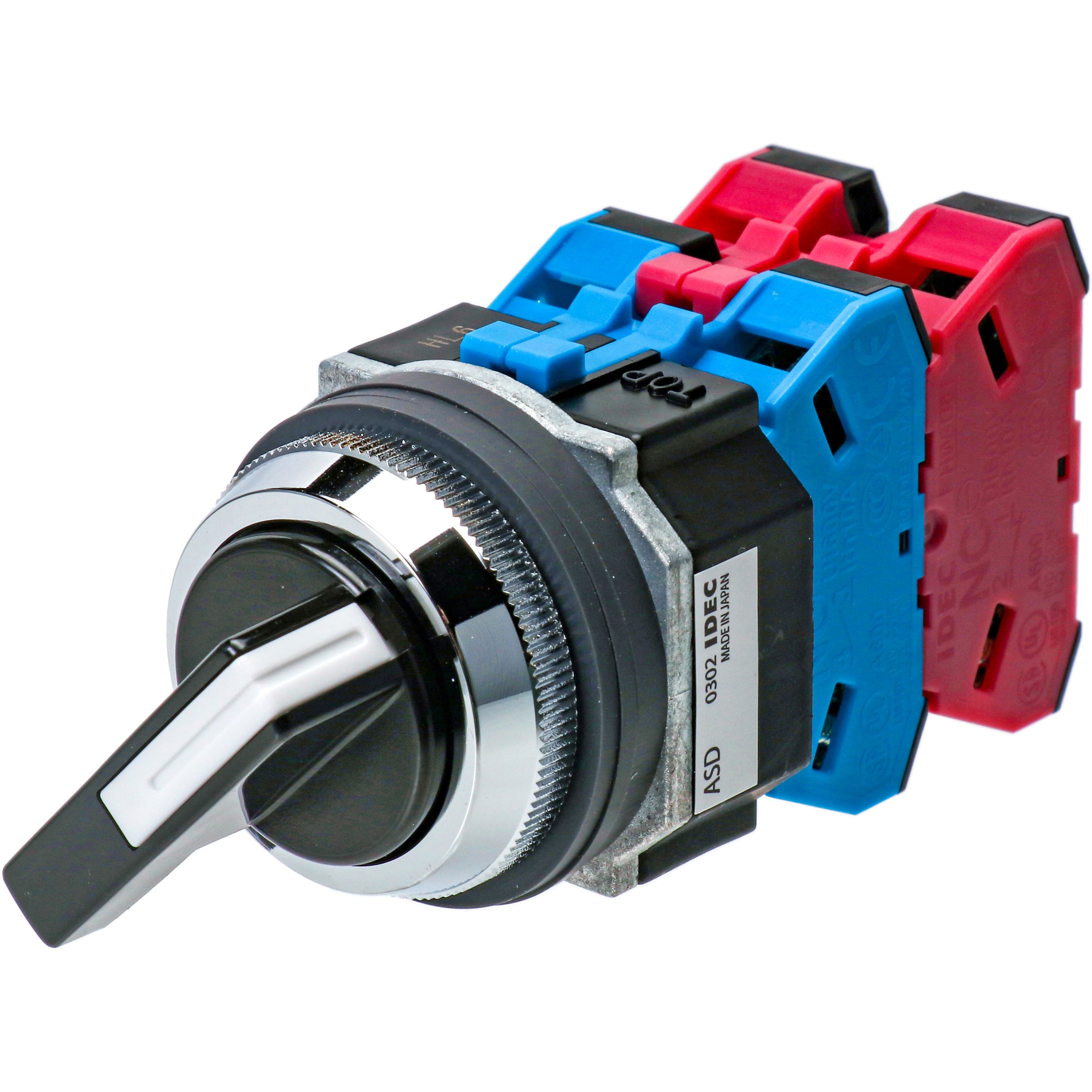 ASD3L22N Φ30 亜鉛ダイカスト製シリーズ セレクタスイッチ ASD□L形