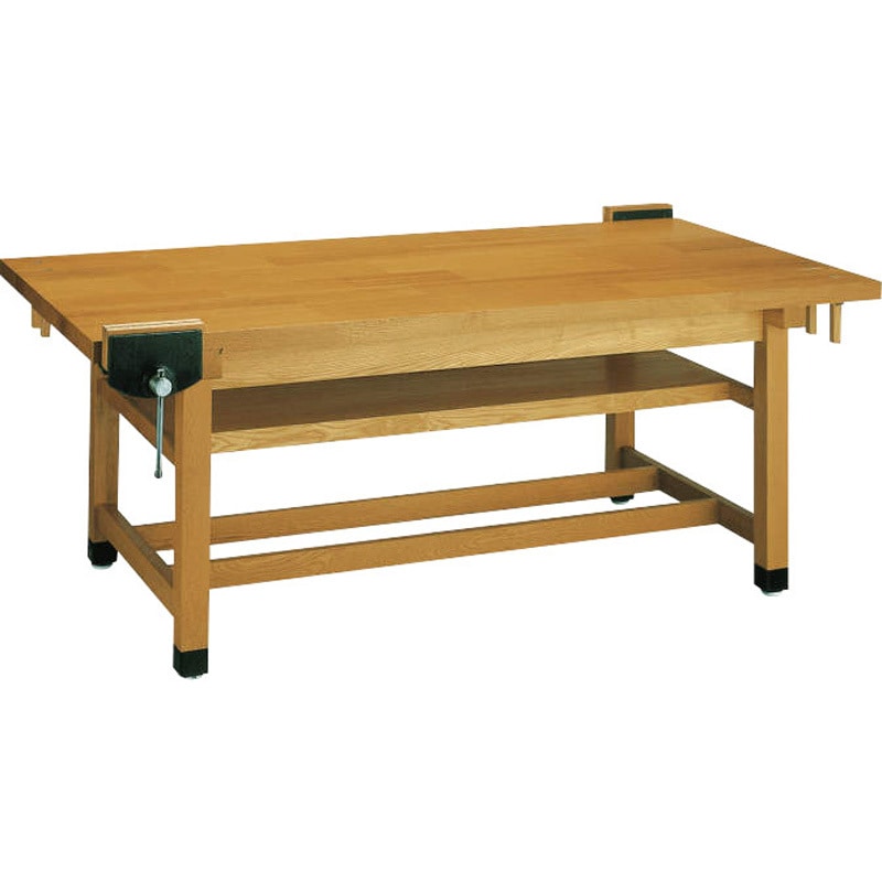 木製 作業台 加工台 テーブル ローテーブル 机 物置き台 つくえ 作業台 EK-2型 【 机 美術 木材 工作台 展示台 】 : 画材・ものづくり
