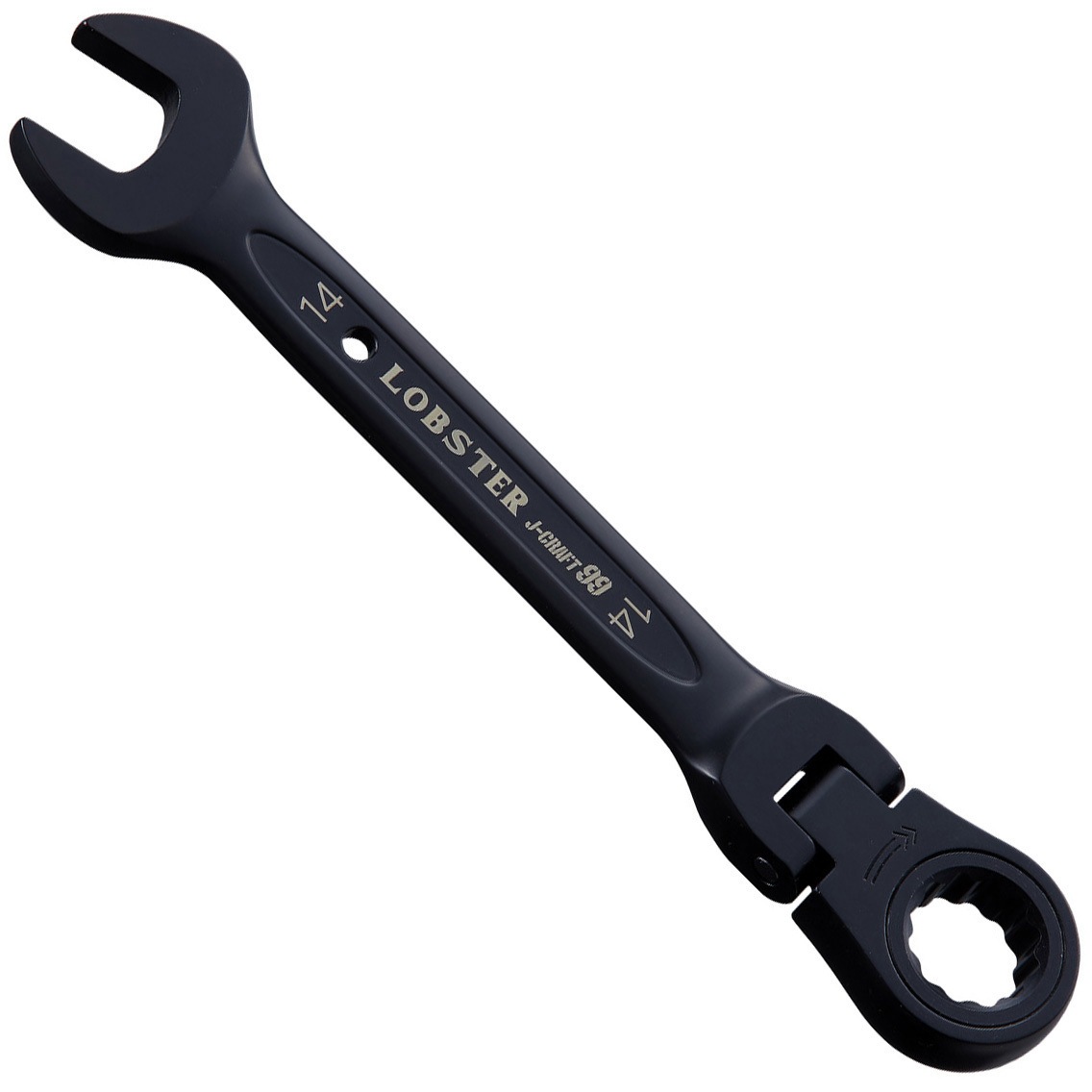 JBRW14F ラチェットコンビネーションレンチ首振り LOBSTER(ロブスター/エビ印/ロブテックス) 全長162mm  JBRW14F