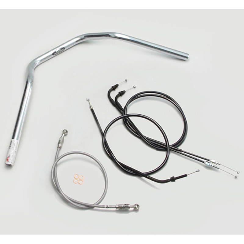 H024-047C ナロー3型 ハンドルSET ハリケーン クロームメッキ色 適合車種GROM(16 JC61-1300001～) 13,125円