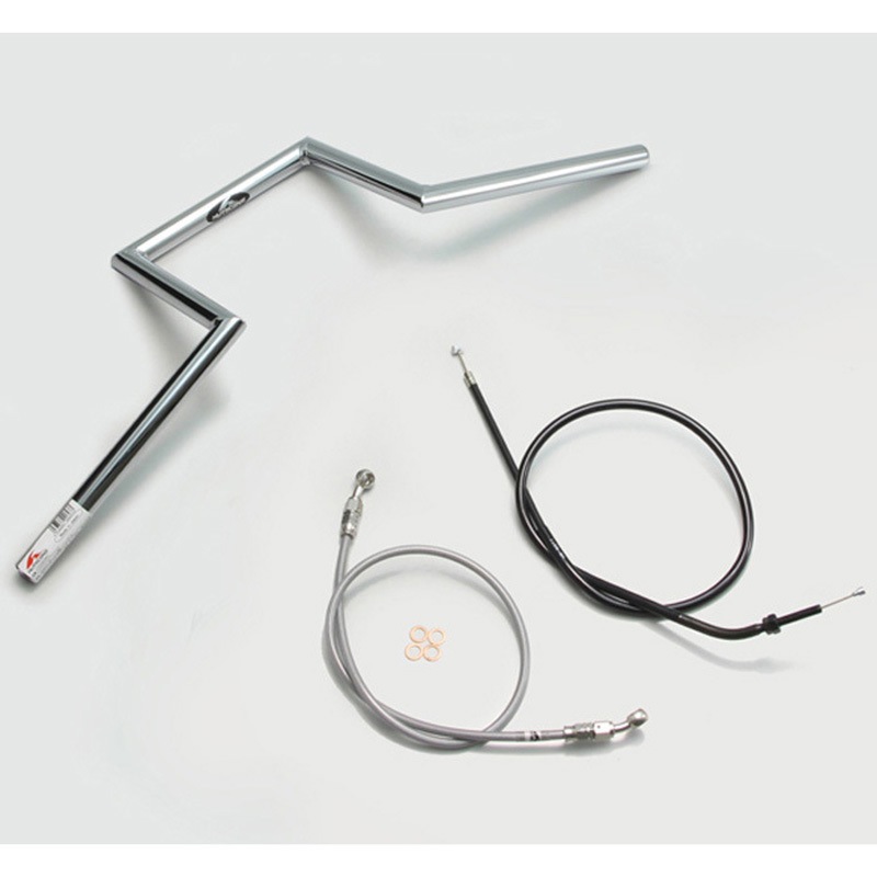 H024-096C 200ロボット2型 ハンドルSET ハリケーン クロームメッキ色 適合車種GROM(16 JC61-1300001～) 15,315円