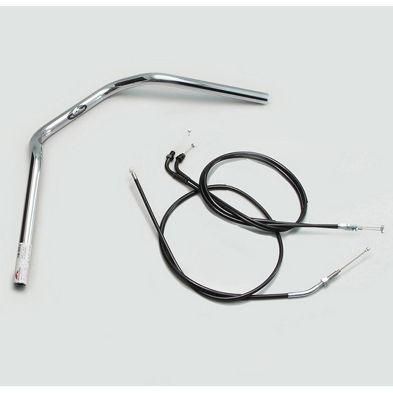 H027-046C ナロー2型 ハンドルSET ハリケーン クロームメッキ色 適合車種CB400SF VTEC Revo(14-16 ABS車)