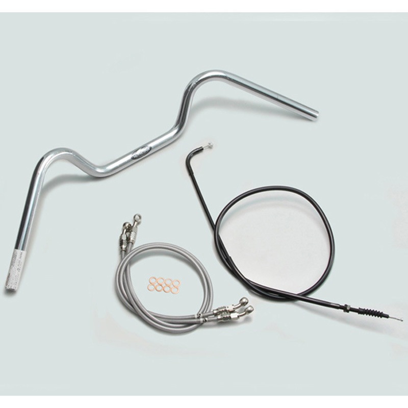 H308-039C 90フォワードアップ ハンドルSET ハリケーン クロームメッキ色 適合車種XJR400R(98-00)