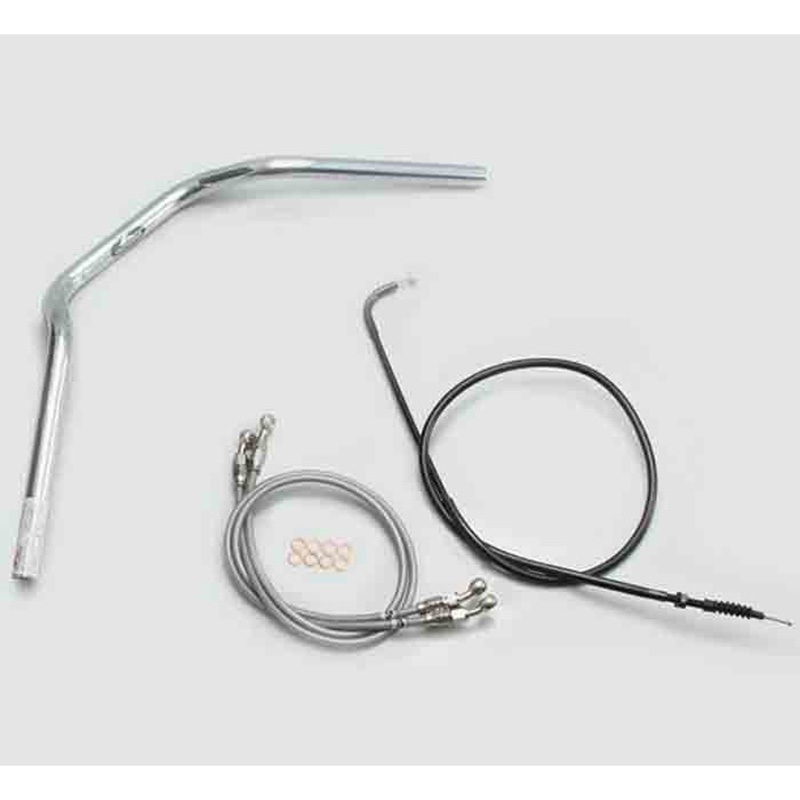 H308-070C POLICE 2型 ハンドルSET ハリケーン クロームメッキ色 適合車種XJR400R(98-00)