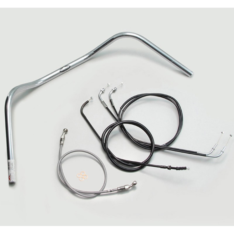 H713-080C 160クラシック ハンドルSET ハリケーン クロームメッキ色 適合車種エストレヤ(14-16 FI車)