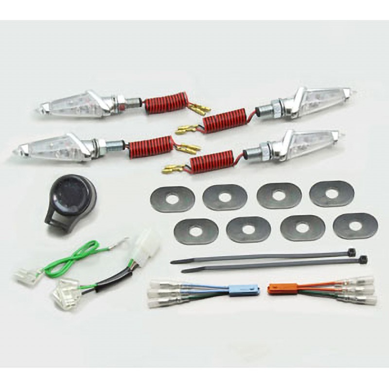 HA5229MC LEDダガーウインカーKit ハリケーン クリア 適合車種GROM(16)
