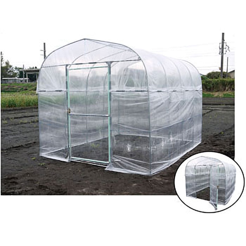 BH-2227 移動式菜園ハウス 南榮工業 パイプ径19mm BH-2227 - 【通販