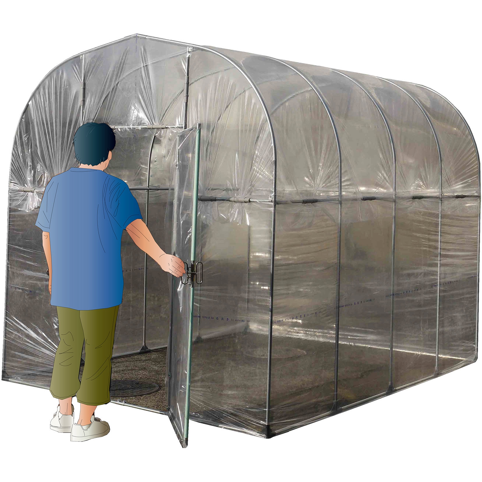 移動式菜園ハウス 南榮工業 園芸用温室 【通販モノタロウ】