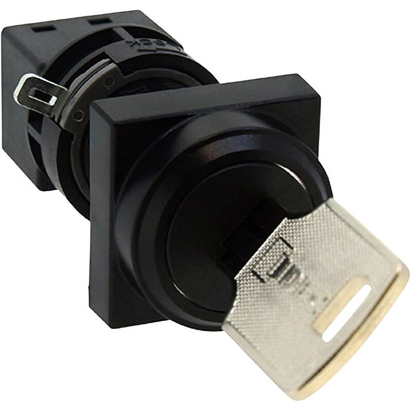 HA3K-32C2VH Φ16 H6シリーズ HA□K形鍵付セレクタスイッチ (角丸 HA3K-32C2VH Φ16 H6シリーズ HA□K形鍵付セレクタスイッチ (角丸