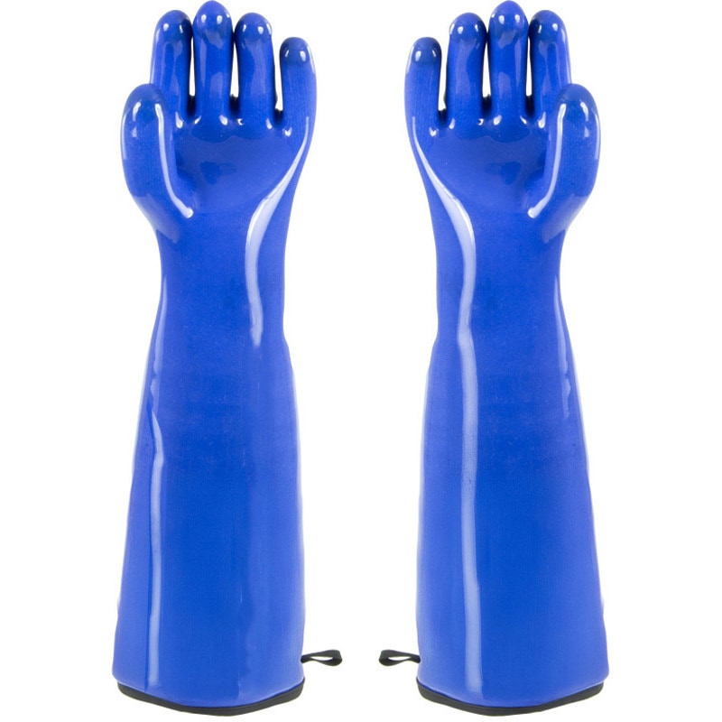 MSGB50-L-CK MTI 耐熱リキッドシリコングローブ ブルー ロングタイプ MTI(エムテーアイ) 耐熱温度250℃ 7,364円