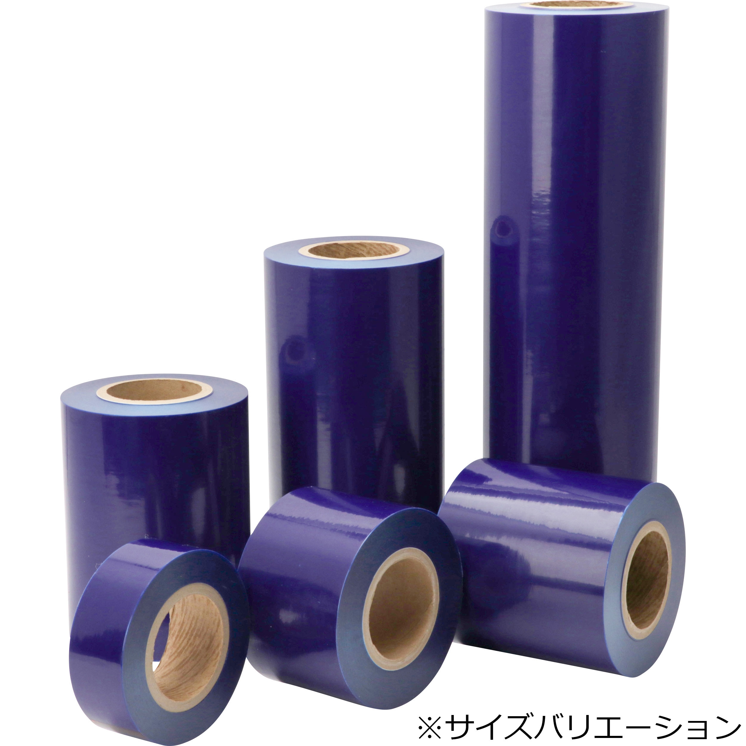 表面保護テープ モノタロウ 青(半透明)色 弱粘着 幅100mm長さ180m