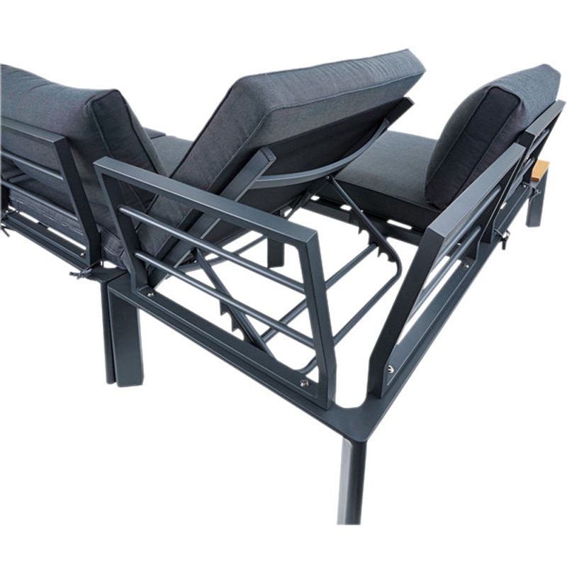 SH-01-ODS-50--DGY ガーデンソファ&テーブルセット 1台 ホームテイスト 【通販モノタロウ】