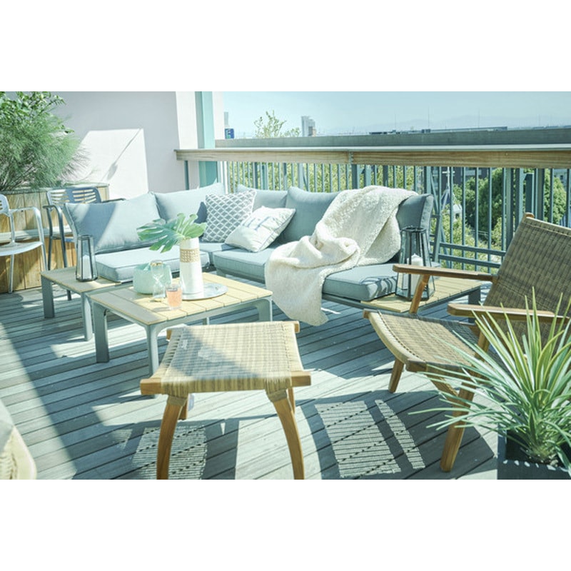 SH-01-ODS-50--DGY ガーデンソファ&テーブルセット 1台 ホームテイスト 【通販モノタロウ】