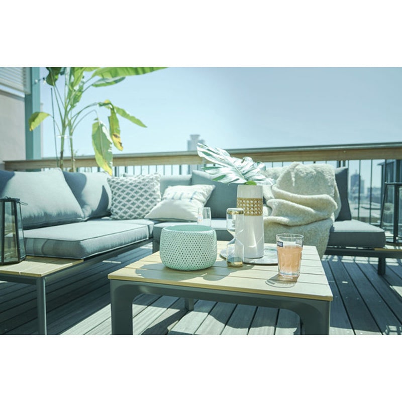 SH-01-ODS-50--DGY ガーデンソファ&テーブルセット 1台 ホームテイスト 【通販モノタロウ】