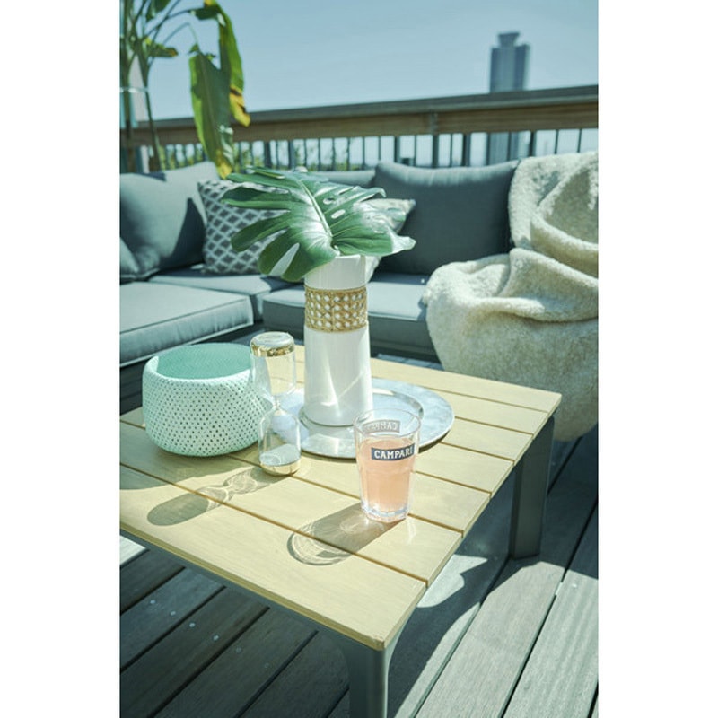 SH-01-ODS-50--DGY ガーデンソファ&テーブルセット 1台 ホームテイスト 【通販モノタロウ】