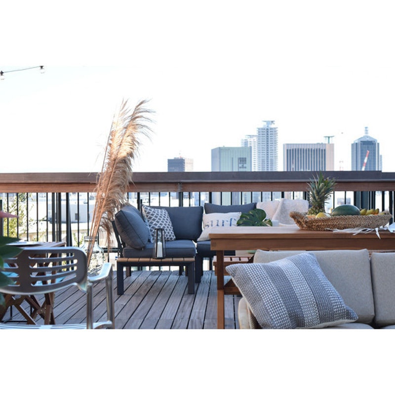 SH-01-ODS-50--DGY ガーデンソファ&テーブルセット 1台 ホームテイスト 【通販モノタロウ】