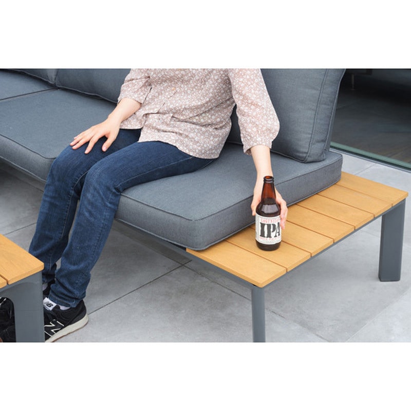 SH-01-ODS-50--DGY ガーデンソファ&テーブルセット 1台 ホームテイスト 【通販モノタロウ】