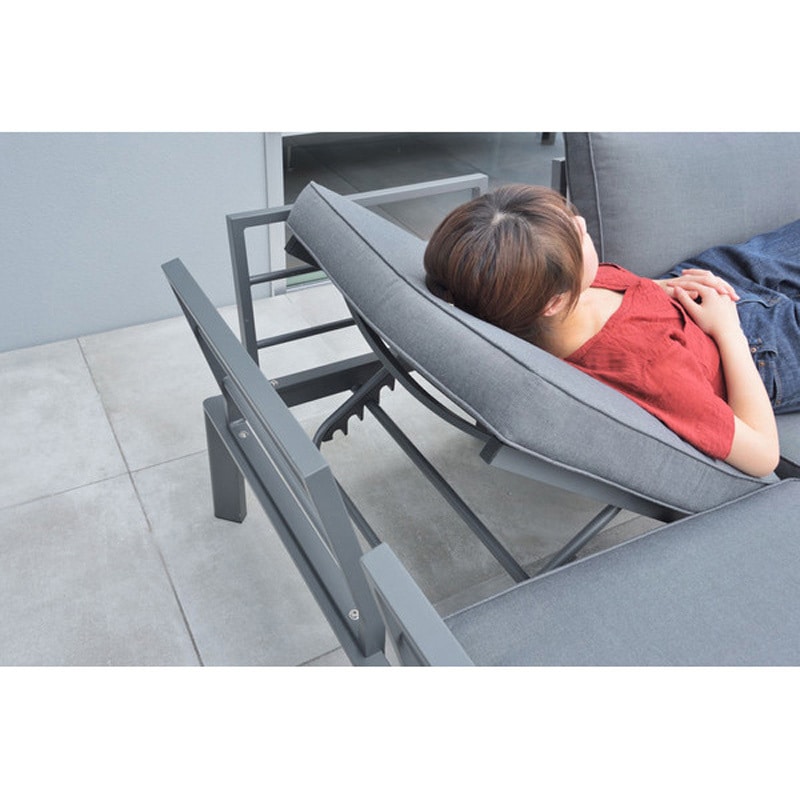 SH-01-ODS-50--DGY ガーデンソファ&テーブルセット 1台 ホームテイスト 【通販モノタロウ】