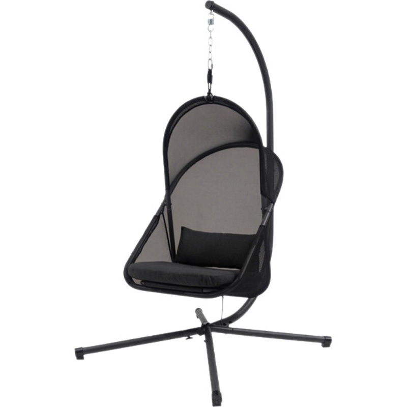 SH-01-RKC-540--BK ハンギングチェア ホームテイスト 寸法100×129.5×194 / (SH)55cm  SH-01-RKC-540--BK