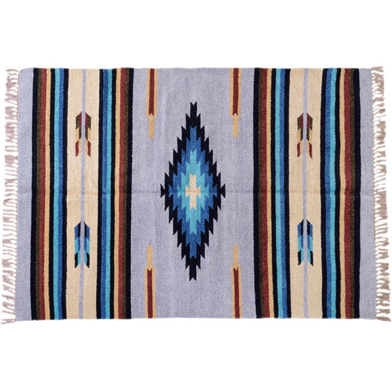 SH-01-TTR-106--D キリムマット ラグ  約W130×D190 1枚 ホームテイスト 【通販モノタロウ】